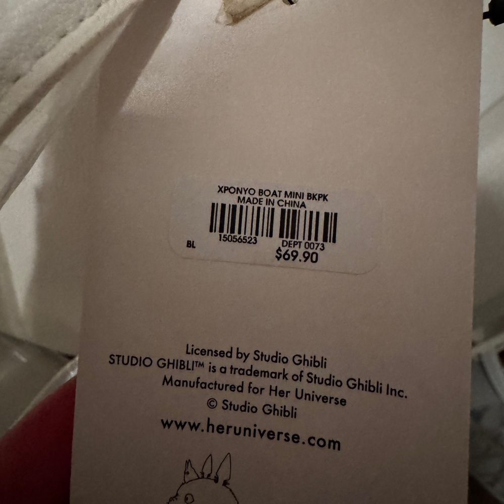 BNWT Ponyo Loungefly Backpack - Picture 6 of 6